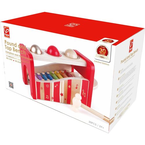  Hape Early Melodies E0305 Pound And Tap Bench by Hape International