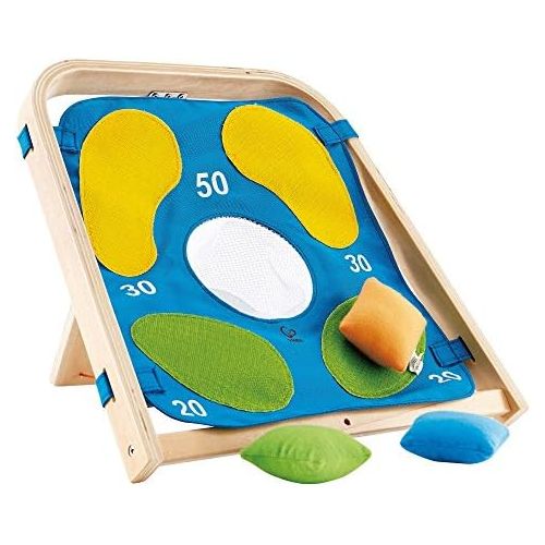  Hape Target Toss Game Kids Wooden IndoorOutdoor Active Toddler Play