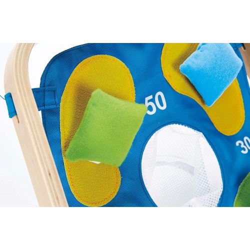  Hape Target Toss Game Kids Wooden IndoorOutdoor Active Toddler Play