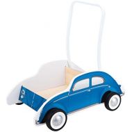 Hape Kids Classic VW Beetle Wooden Walker, Blue
