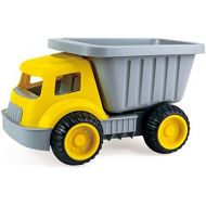 Hape Load & Tote Dump Truck IndoorOutdoor Beach Sand Toy Toys, Yellow