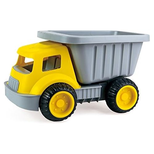  Hape Load & Tote Dump Truck IndoorOutdoor Beach Sand Toy Toys, Yellow