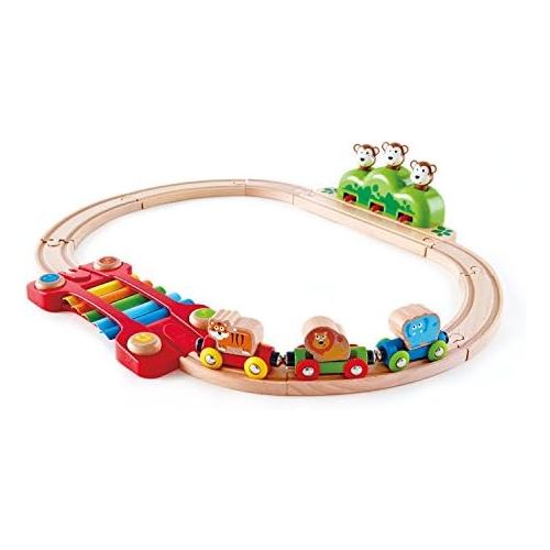  Hape Music and Monkeys Toddler Railway Train