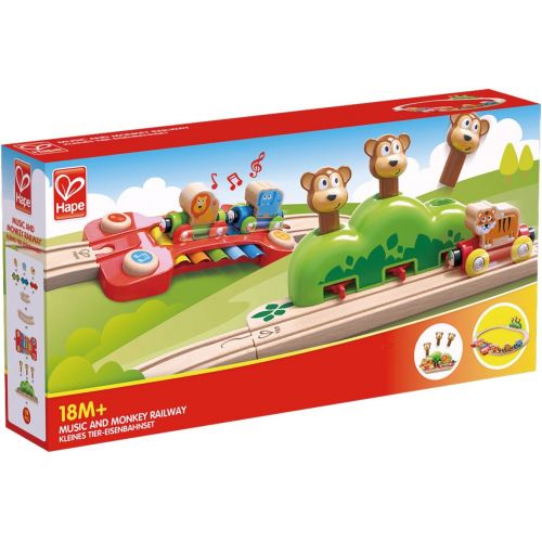  Hape Music and Monkeys Toddler Railway Train