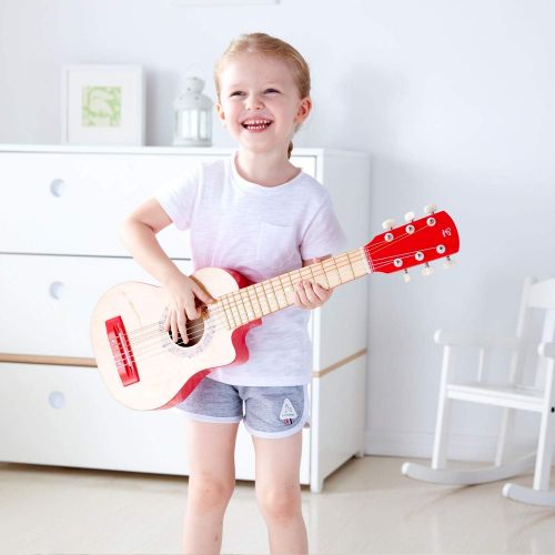  Hape Kids Red Flame First Musical Guitar