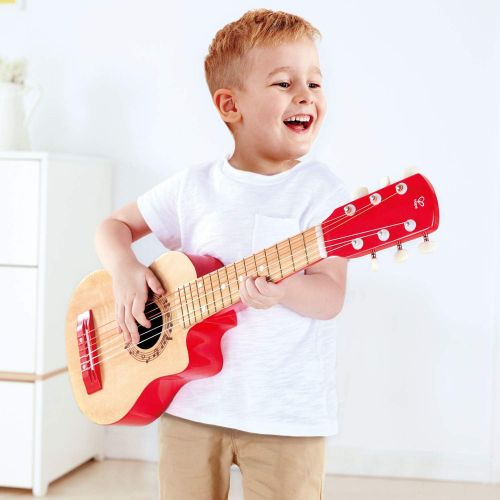  Hape Kids Red Flame First Musical Guitar