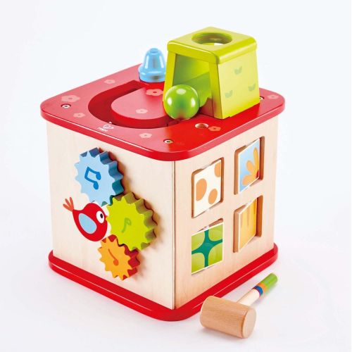  Hape Kids Pepe & Friends Wooden Activity Cube and Center