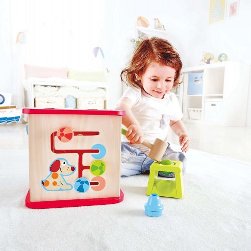  Hape Kids Pepe & Friends Wooden Activity Cube and Center