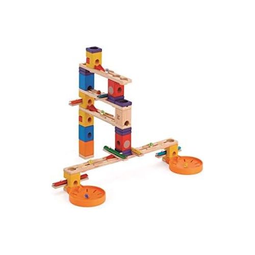  Award Winning Hape Quadrilla Wooden Marble Run Construction - Music Motion