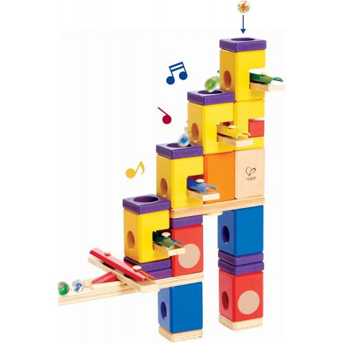  Award Winning Hape Quadrilla Wooden Marble Run Construction - Music Motion