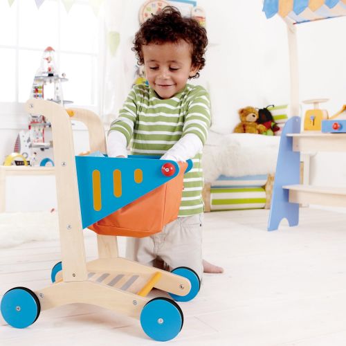  Award Winning Hape Kids Wooden Shopping Cart