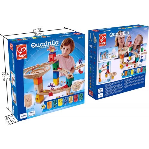  Hape Quadrilla Race to The Finish Marble Run