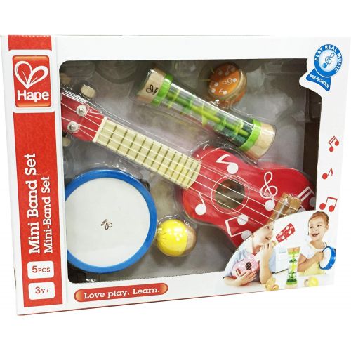  Hape Mini Band Set Five Music Instruments for Kids