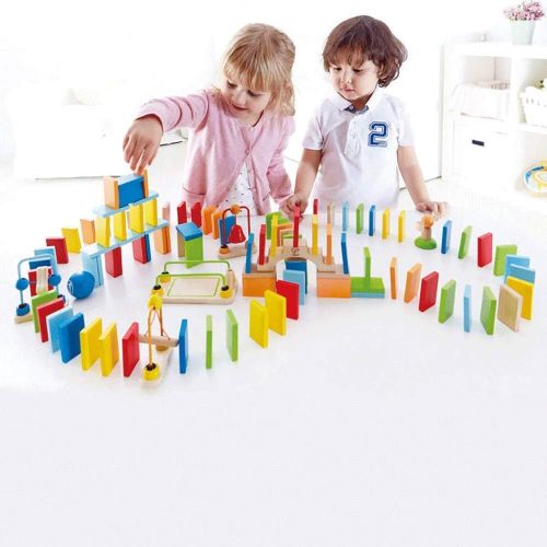  Award Winning Hape Dynamo Kids Wooden Domino Set