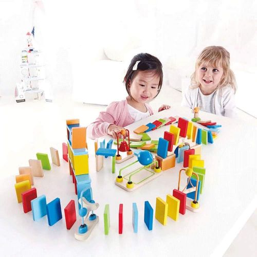  Award Winning Hape Dynamo Kids Wooden Domino Set