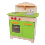 Hape (E3101) Gourmet Kitchen Kids Wooden Play Kitchen in Green (Discontinued by Manufacturer)