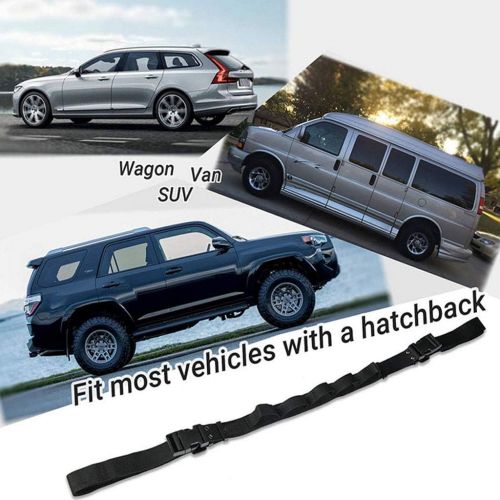  Hapo Vehicle Fishing Rod Holder 86.6 Inches Length Adjustable Polyester Strap（2 Strap）