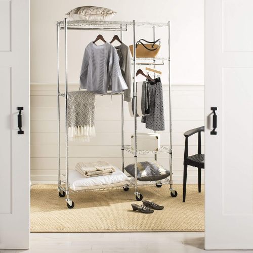  Happimess happimess Cayla 74 Garment Rack Chrome