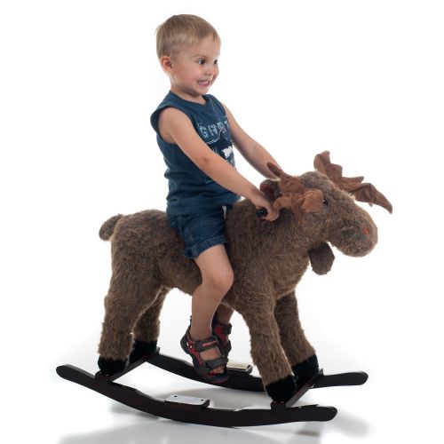  Happy Trails Plush Rocking Max Moose