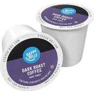 Amazon Brand - Happy Belly Dark Roast Coffee Pods, Compatible with Keurig 2.0 K-Cup Brewers, 100 Count