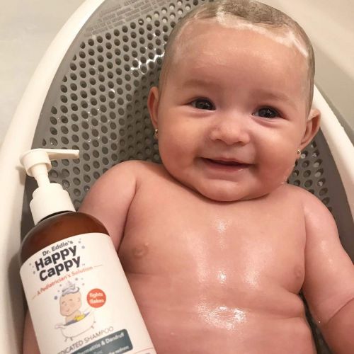  [아마존베스트]Dr. Eddie’s Happy Cappy Medicated Shampoo for Children, Treats Dandruff and Seborrheic Dermatitis, Clinically Tested, Fragrance Free, Stops Flakes and Redness on Sensitive Scalps a