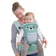 Happy Cherry Soft & Breathable Baby Carrier Backpack Front and Back for Infants Toddlers 0-36 Months, Ergonomic Hip Seat Baby Carrier 3 in 1