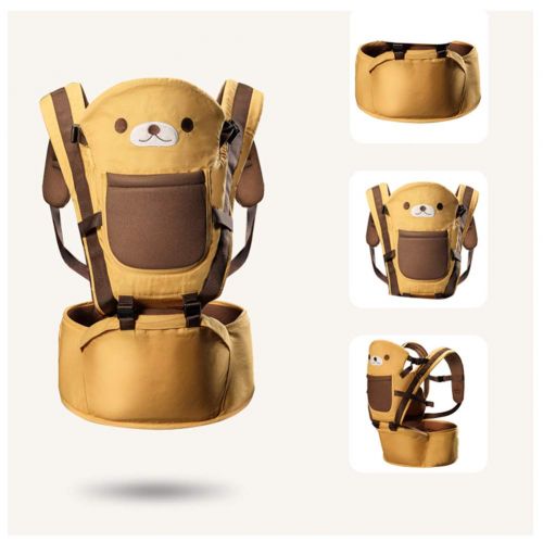  Happy Cherry Soft & Breathable Baby Carrier Backpack Front and Back for Infants Toddlers 0-36 Months, Ergonomic Hip Seat Baby Carrier 3 in 1