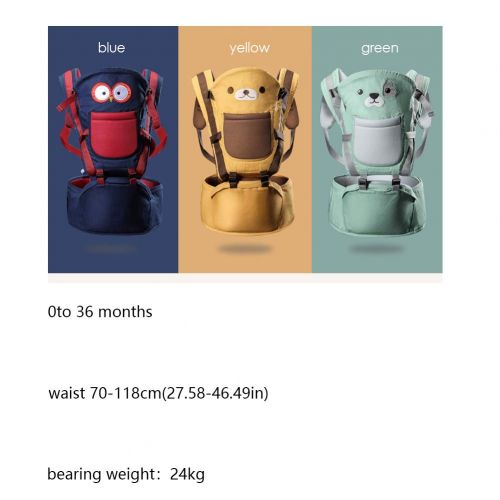  Happy Cherry Soft & Breathable Baby Carrier Backpack Front and Back for Infants Toddlers 0-36 Months, Ergonomic Hip Seat Baby Carrier 3 in 1