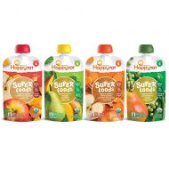 [아마존베스트]Happy Baby Happy Tot Organic Stage 4 Super Foods Variety Pack, 4.22 Ounce Pouch (Pack of 16) Green...