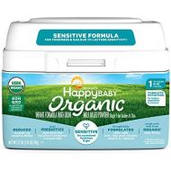 [아마존베스트]Happy Baby Organic Stage 1 Infant Formula Sensitive, 21 Ounce Organic Formula Dual Prebiotics, Milk Based Powder, Non-GMO (Packaging May Vary)