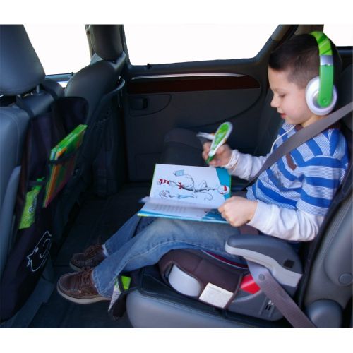  Happy Healthy Parent Child Car Seat Protector Makes Cleaning Up Your Car Easier! Thick Padding Preserves Upholstery to Retain Value of Vehicle! Included Kick Mat Organizer Allows Easy Access to Baby It