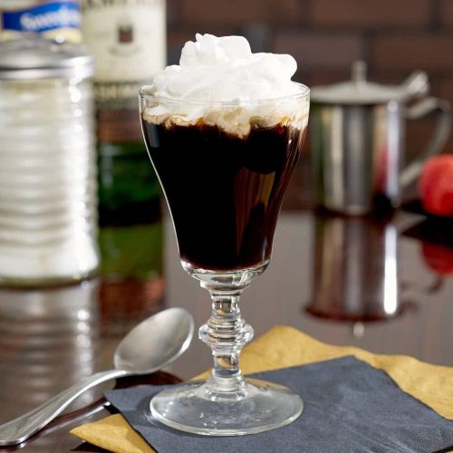  [아마존베스트]Happy Hour Supplies Set of 6 Libbey 8054 6 oz. Georgian Irish Coffee Glass w/Signature Party Picks