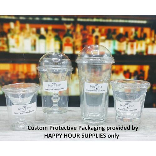  [아마존베스트]Happy Hour Supplies Set of 6 Embassy 9 oz Brandy/Snifter Glass Libbey 3704 w/Signature Cocktail Picks