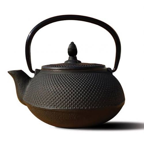  Happy Sales Happy Sales Cast Iron Teapot 40 oz ARR Black, Black