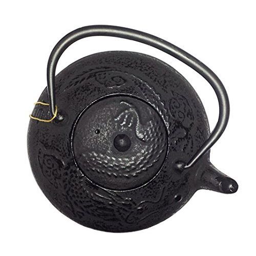  Happy Sales Japanese Cast Iron Tea Pot Tea Set/Dragon Black