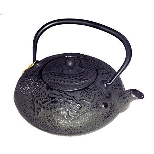  Happy Sales Japanese Cast Iron Tea Pot Tea Set/Dragon Black