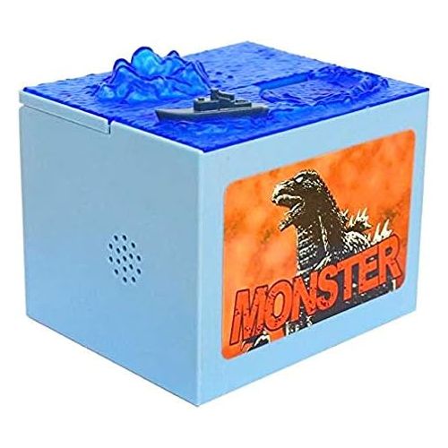  [아마존베스트]Happy Sales HSCB-GODZL, Godzilla Piggy Bank Money Bank Automatic Coin Bank Box