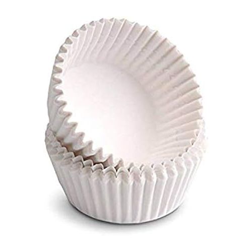  [아마존베스트]Happy Sales Giant Muffin Cups, White, Pack Of 100