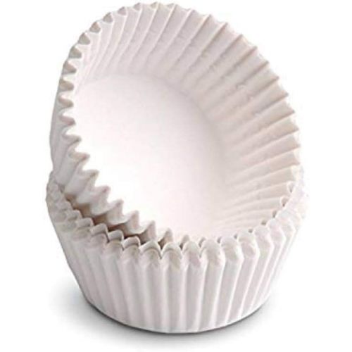  [아마존베스트]Happy Sales Giant Muffin Cups, White, Pack Of 100