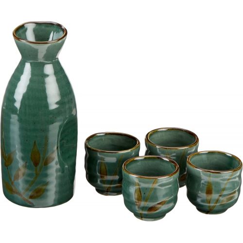  [아마존베스트]Happy Sales HSSS-GNRD25 sake set, one size, Green