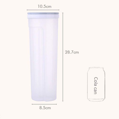  Happy shopping Food Storage 3 Pcs Noodles Container Sealed Storage Muesli Storage Box 1.8L Clear Plastic Storage Boxe Dog Food Pet Cookies Mother Storage Box