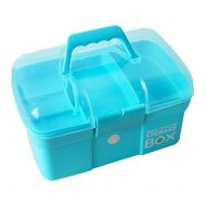 Happy shopping First Aid Kits Household Double-Deck Medical Box Large Medicine Storage Sundries Box,Double...