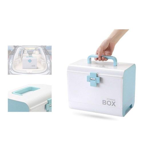  Happy shopping First Aid Kits Household Medicine Box Family Multi-Layer Storage kit Portable Medical Box...