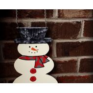 HappyDaisiesDesigns SNOWMAN Garden Flag | Winter Garden Flag | Outdoor Decor |Mailbox Sign