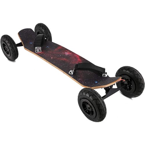  Happybuy Mountainboard 39 inches Cross Country Skateboard All Terrain Skateboard Longboard with Bindings for Cruising and Downhill