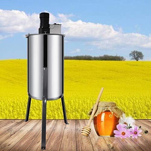  Happybuy Stainless Steel Electric Honey Extractor, 3 Frame