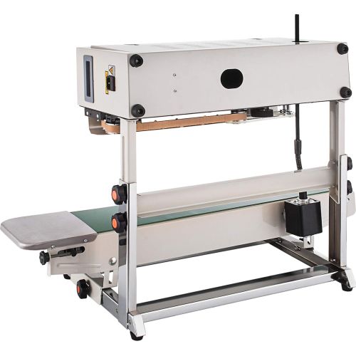  Happybuy Continuous Band Sealer FRB-990 Automatic Continuous Sealing Machine with Digital Temperature Control VerticalHorizontal Sealing Sealer for PVC Membrane Bag Film (FRB-900)