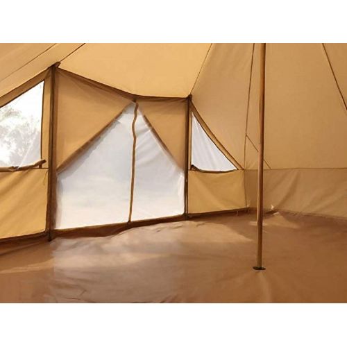  Happybuy DANCHEL OUTDOOR 4X5m Touareg Tent Cotton Canvas Bell Tents