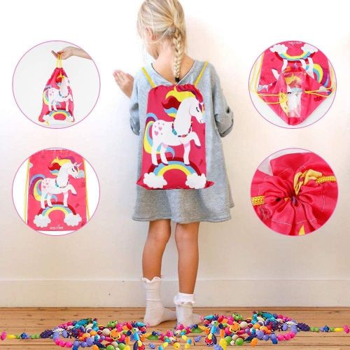  Happytime Snap Pop Beads Girls Toy 180 Pieces DIY Jewelry Marking Kit Fashion Fun for Necklace Ring Bracelet Art Kids Crafts Birthday Fun Gifts Toys for 3, 4, 5, 6, 7 ,8 Year Old K