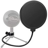 [아마존베스트]Haquno Microphone pop protection mic wind protection foam windscreen pop filter for Blue Yeti, MXL, Audio Technica and other microphones